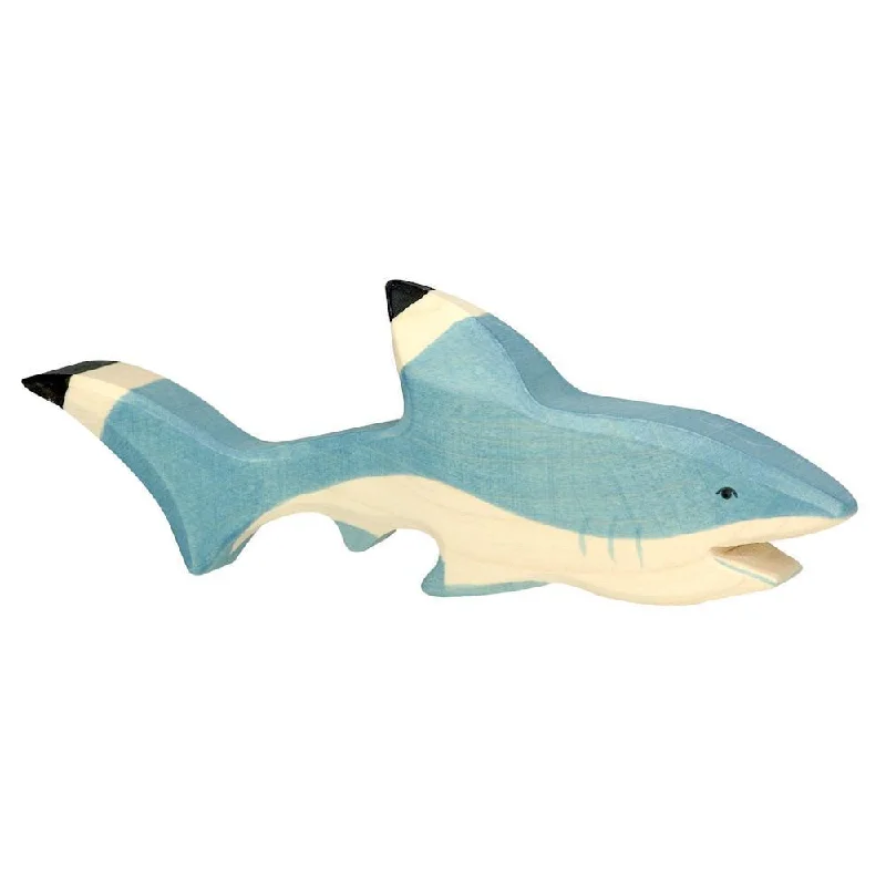 timeless classic wooden toys                   Holztiger shark