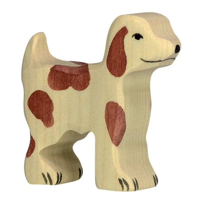 environmentally conscious wooden toys                 Holztiger small farm dog