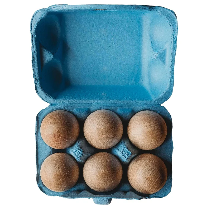 charming wooden toys                   Bella Luna Wooden Toy Eggs, 6 Pack