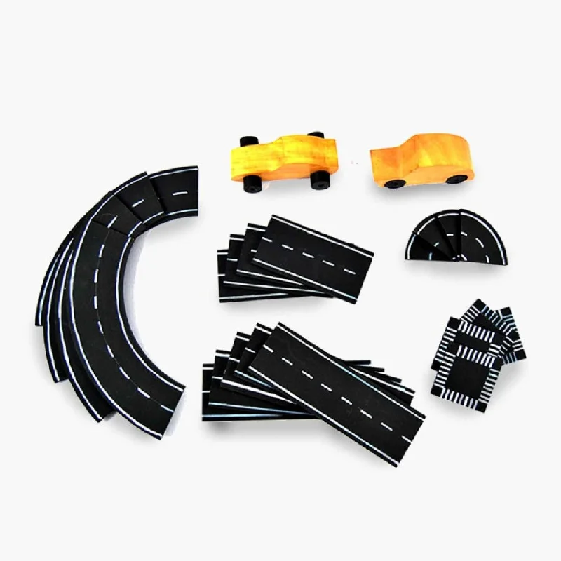 thoughtfully designed wooden toys              Alphabet Racetrack for Kids