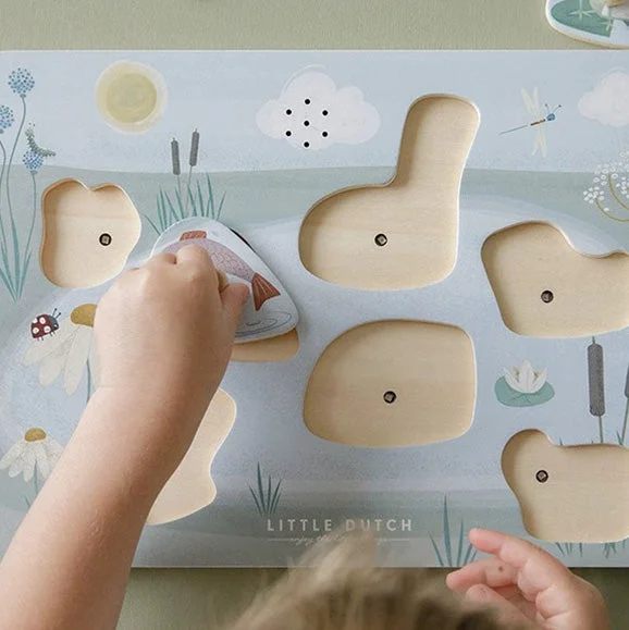 playful wooden toys                  Baby Wooden Animal Puzzle with Sound
