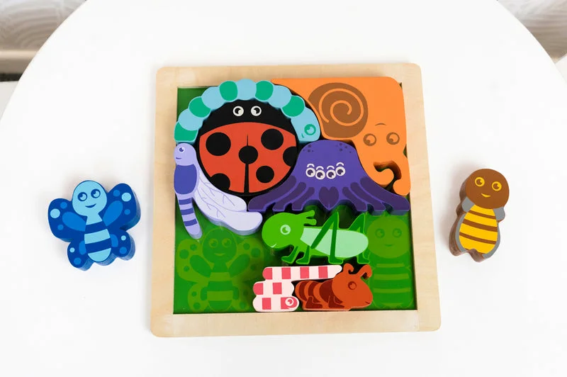 robust and durable wooden toys that withstand the test of time Chunky Wooden Puzzle & Stacker Toys - Bugs robust and durable wooden toys that withstand the test of time Chunky Wooden Puzzle & Stacker Toys - Bugs