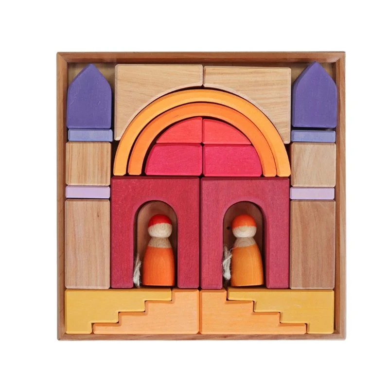 eco-friendly wooden toys                   Building World Desert Sand Play Set