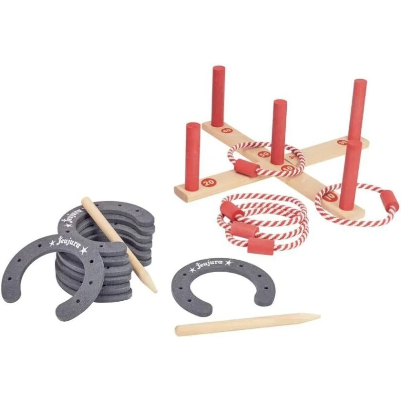 detailed wooden toys                 Rings and Horseshoes Games