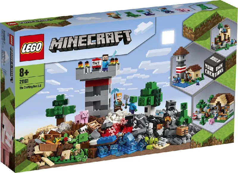 Perfect for both kids and adults LEGOLEGO 21161 Minecraft The Crafting Box 3.0