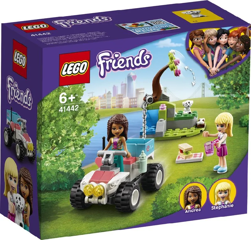 Promoting spatial awareness LEGOLEGO 41442 Friends Vet Clinic Rescue Buggy