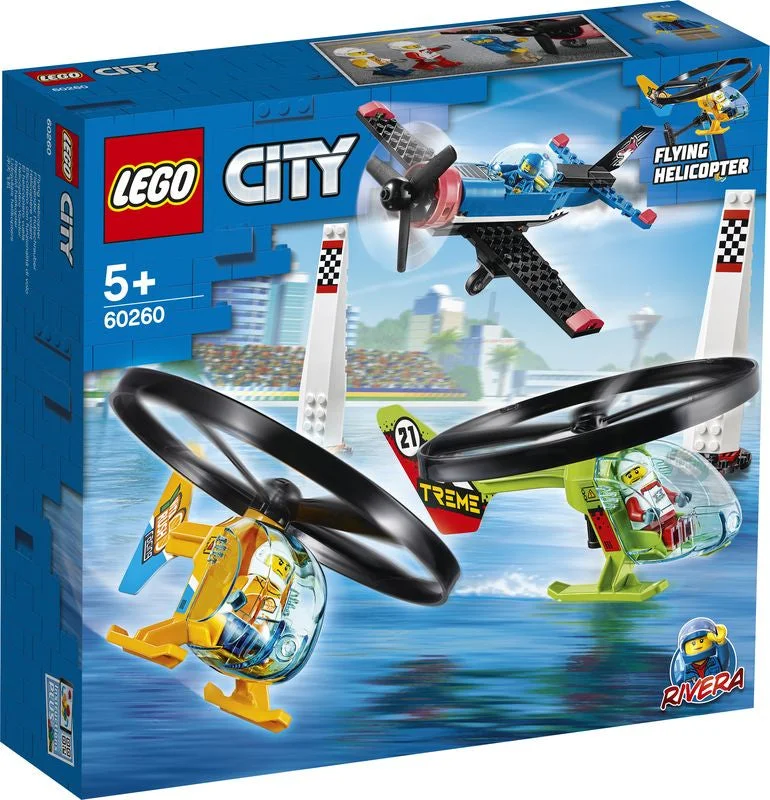 Non-toxic and safe LEGO toysLEGO 60260 City Air Race Flying Helicopter