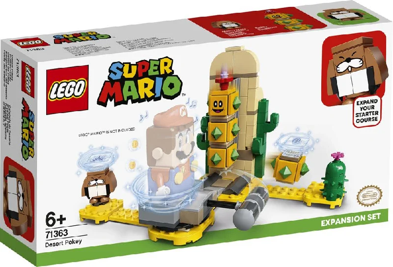 Endlessly replayable LEGO scenariosLEGO 71363 Super Mario Desert Pokey Expansion Set Endlessly replayable LEGO scenariosLEGO 71363 Super Mario Desert Pokey Expansion Set