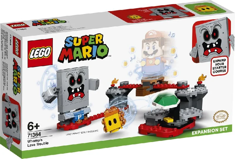 Intricate and intricate LEGO designsLEGO 71364 Super Mario Whomp's Lava Trouble Expansion Set Intricate and intricate LEGO designsLEGO 71364 Super Mario Whomp's Lava Trouble Expansion Set