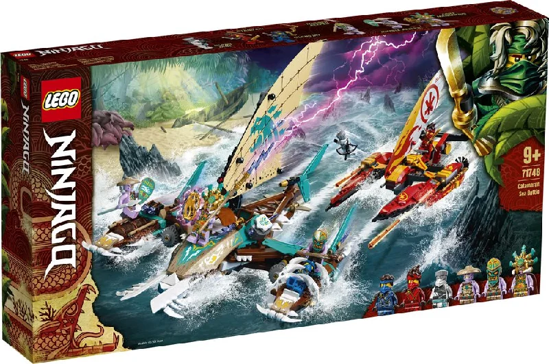 Promoting fine art skills LEGO modelsLEGO 71748 Ninjago Catamaran Sea Battle