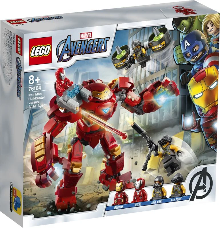 Seamlessly fitting LEGO connectionsLEGO 76164 Super Heroes Marvel Avengers Iron Man Hulkbuster Vs A.I.M. Agent Seamlessly fitting LEGO connectionsLEGO 76164 Super Heroes Marvel Avengers Iron Man Hulkbuster Vs A.I.M. Agent