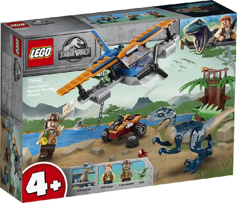 Intricate and intricate LEGO designsLEGO 75942 Jurassic World Velociraptor: Biplane Rescue Mission Intricate and intricate LEGO designsLEGO 75942 Jurassic World Velociraptor: Biplane Rescue Mission