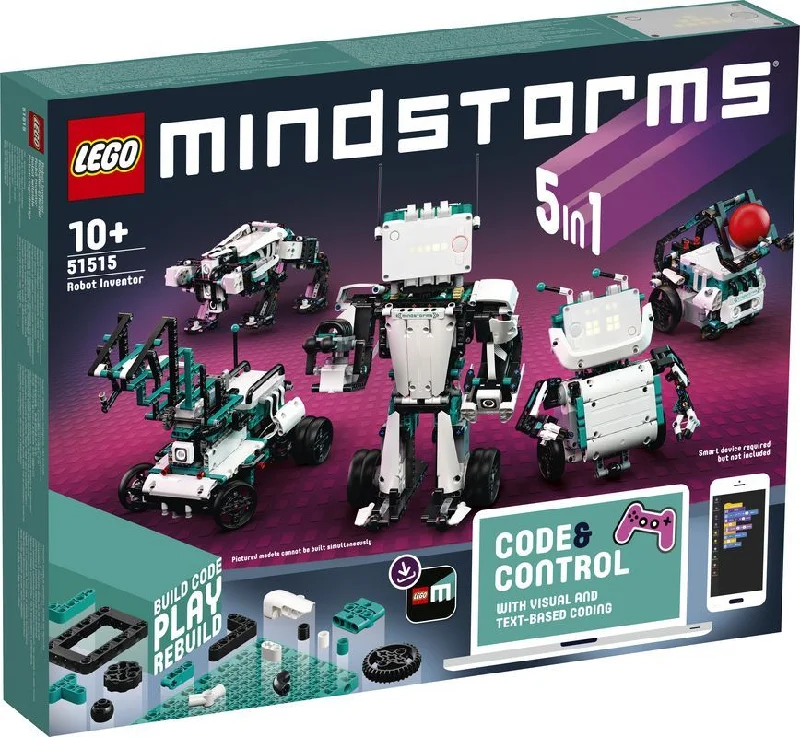 Finely detailed LEGO structuresLEGO 51515 Mindstorms Robot Inventor