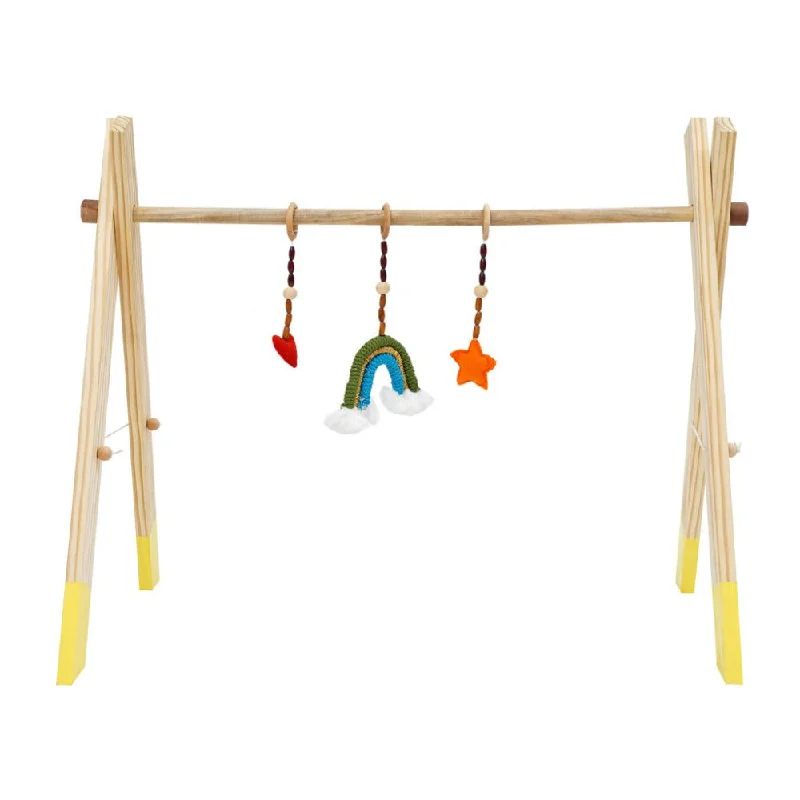 safe and non-toxic wooden toys that parents can trust Pine Wood Foldable Baby Floor Gym safe and non-toxic wooden toys that parents can trust Pine Wood Foldable Baby Floor Gym