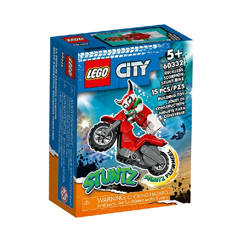 Collectible and valuable LEGO itemsLEGO City Reckless Scorpion Stunt Bike 60332 Building Kit (15 Pieces) Collectible and valuable LEGO itemsLEGO City Reckless Scorpion Stunt Bike 60332 Building Kit (15 Pieces)
