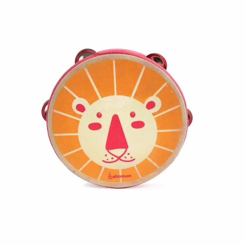 engaging wooden toys                   Wooden Lion Tambourine