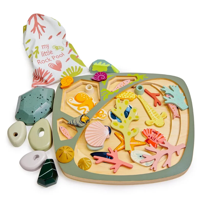 eco-friendly and safe wooden toys                   My Little Rock Pool