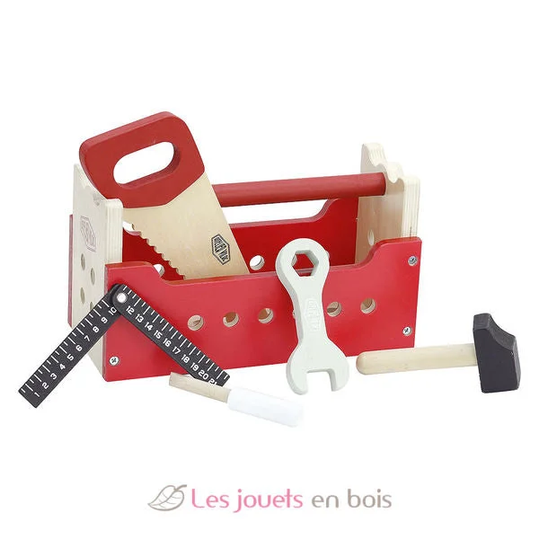imaginative wooden toys                  Vilac 2127 Reversible tool box
