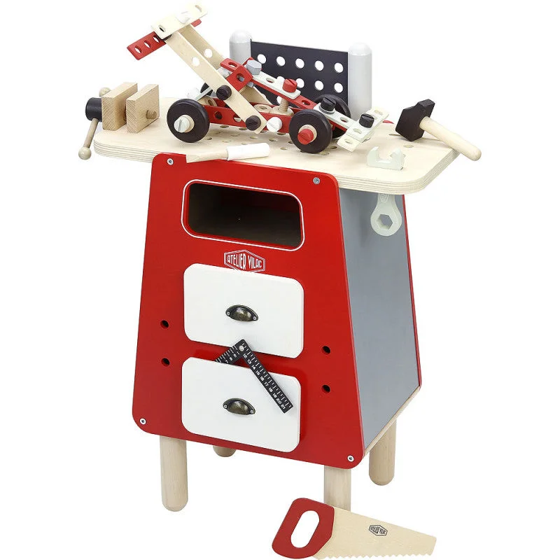 whimsical wooden toys                   Vilac 2141 Large Work Bench