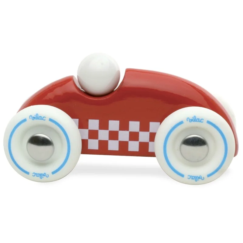 enchanting and whimsical wooden toys for children                   Vilac Mini Rallye Car-Red