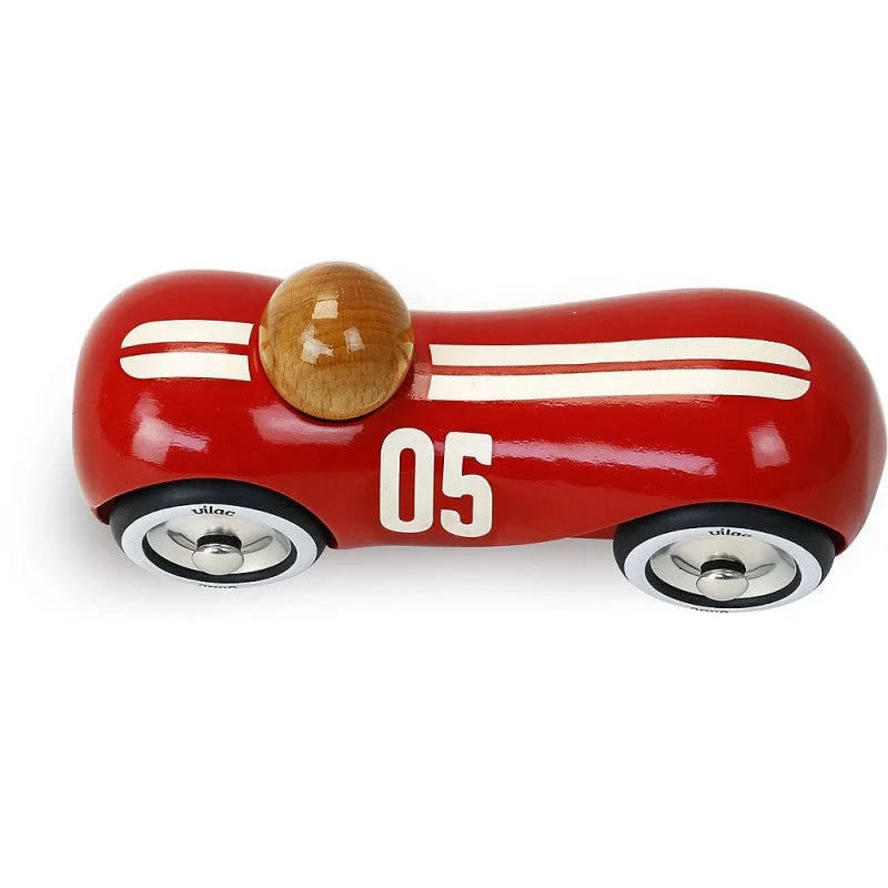 safe and non-toxic wooden toys for babies                   Vilac Red Vintage Streamline car