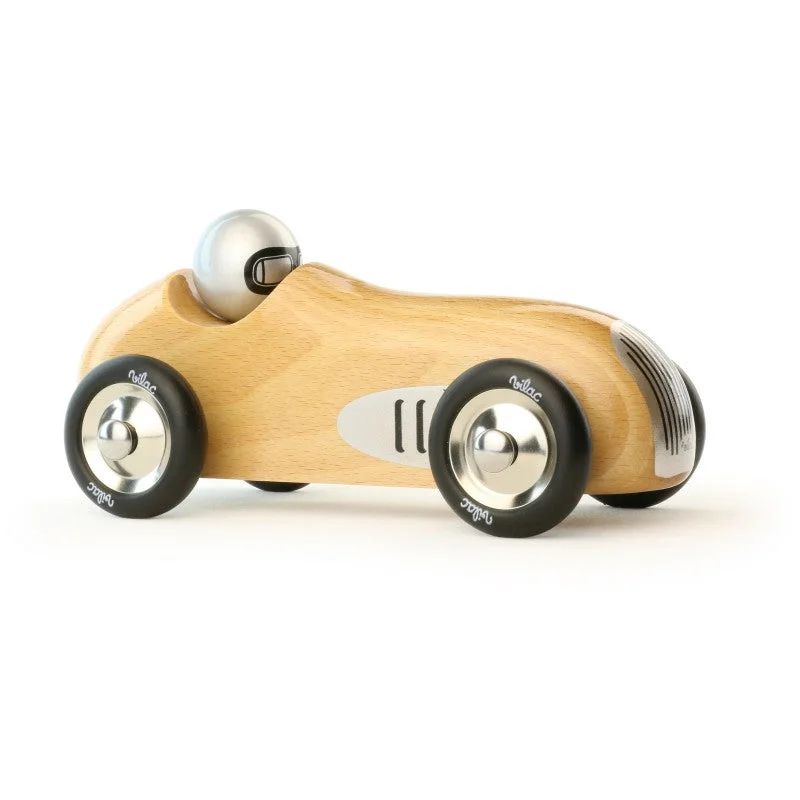 delightful wooden toys for children                   Vilac Old Sport Car (Nature)