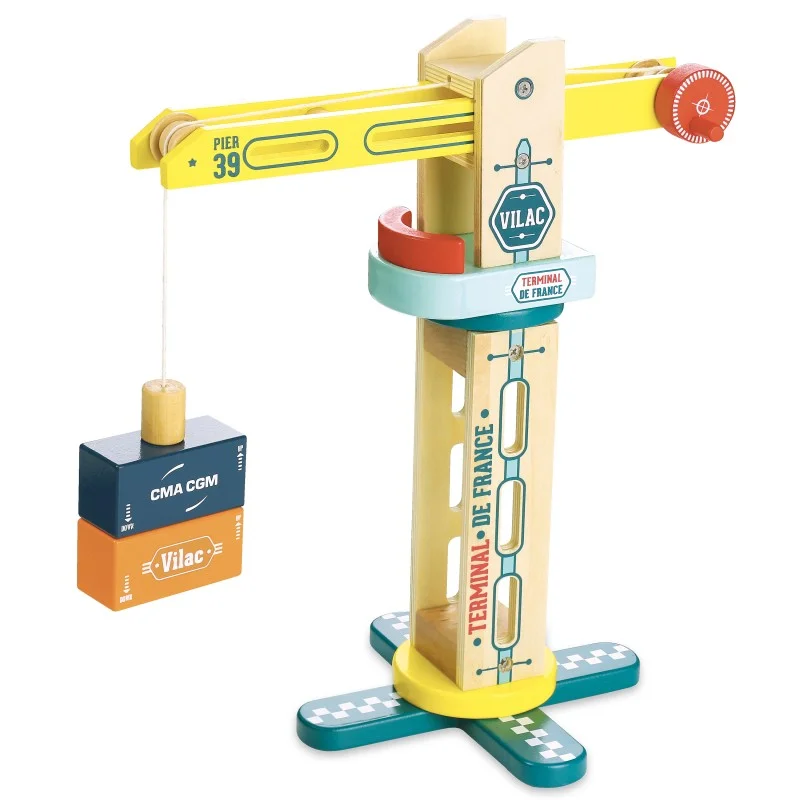 enchanting wooden toys for children                   Vilac Vilacity Crane