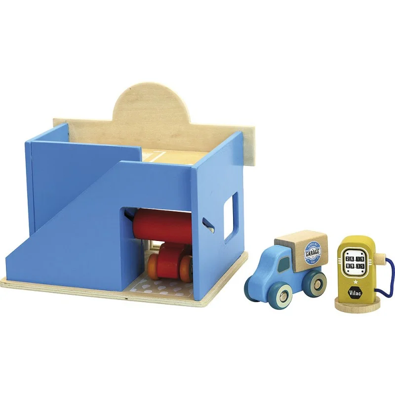 environmentally conscious wooden toys                 Vilac Vilacity - Little Garage