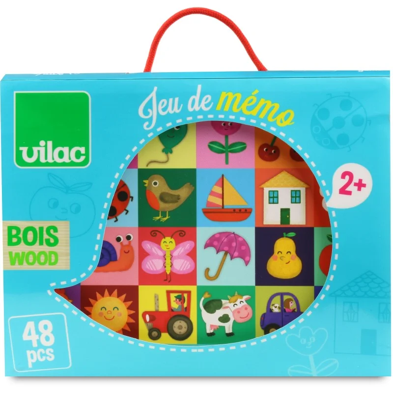 safe and appropriate wooden toys for young children Vilac 2477 Memory Game by Melusine safe and appropriate wooden toys for young children Vilac 2477 Memory Game by Melusine