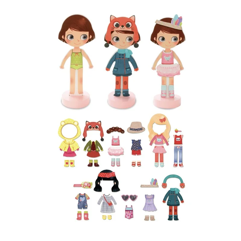 enchanted wooden toys                   Vilac Dressing -Chloe's Dressing