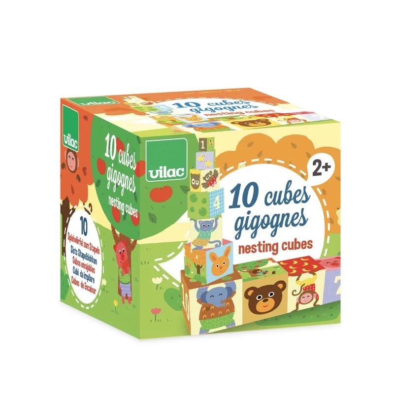 non-toxic wooden toys                   Vilac Nesting Cube