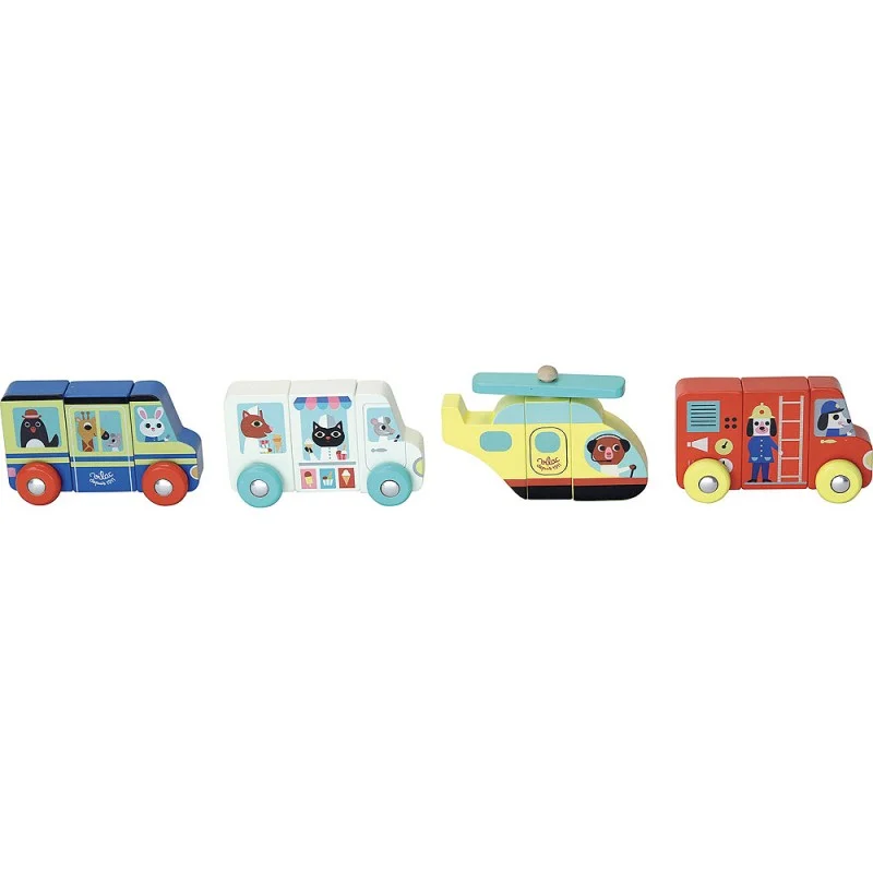 safe and appropriate wooden toys for young children                   Vilac Arrhenius-Magnetic Trucks