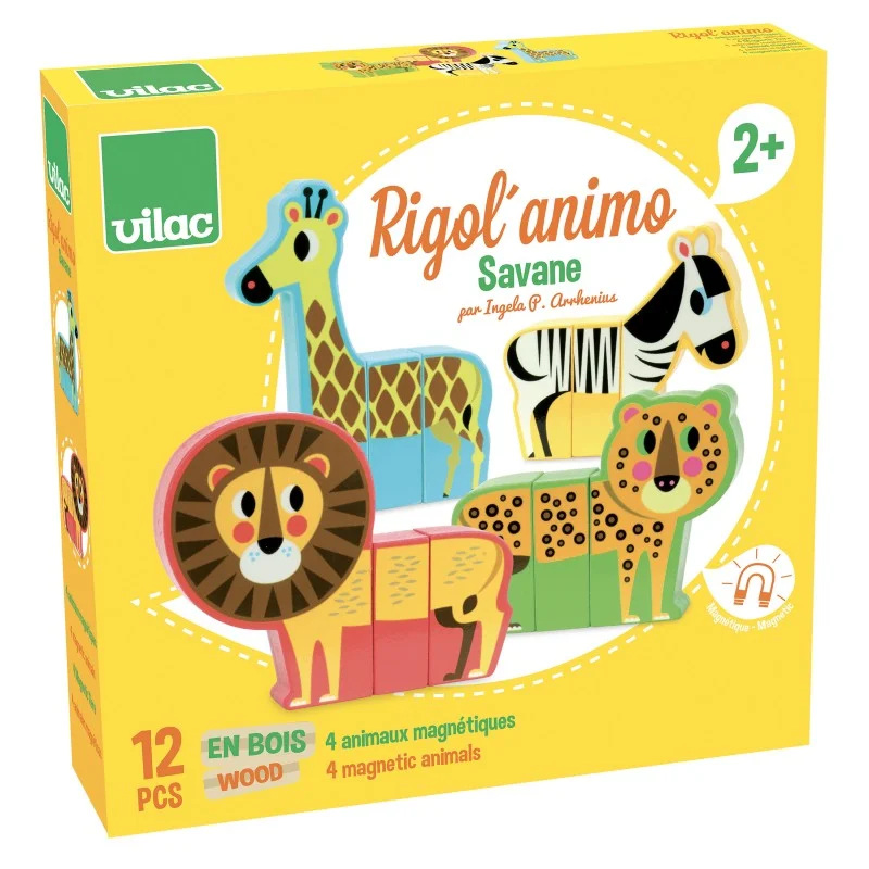 sturdy and reliable wooden toys that provide hours of fun Vilac Arrhenius-Magnetic Wild Animals sturdy and reliable wooden toys that provide hours of fun Vilac Arrhenius-Magnetic Wild Animals