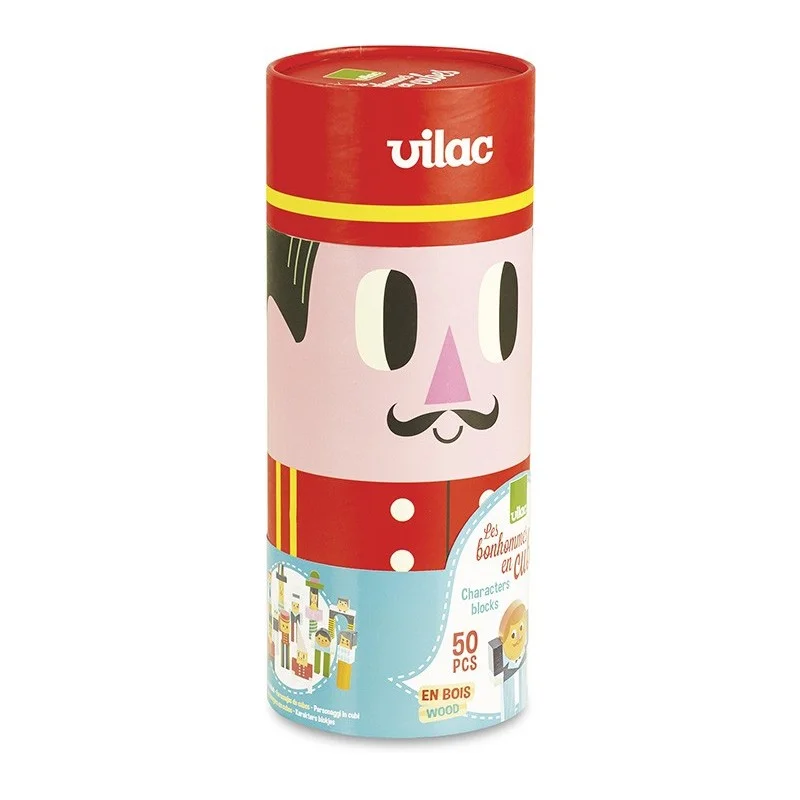 eco-friendly and sustainable wooden toys that promote environmental awareness Vilac Arrhenius-Characters Contruction Blocks eco-friendly and sustainable wooden toys that promote environmental awareness Vilac Arrhenius-Characters Contruction Blocks