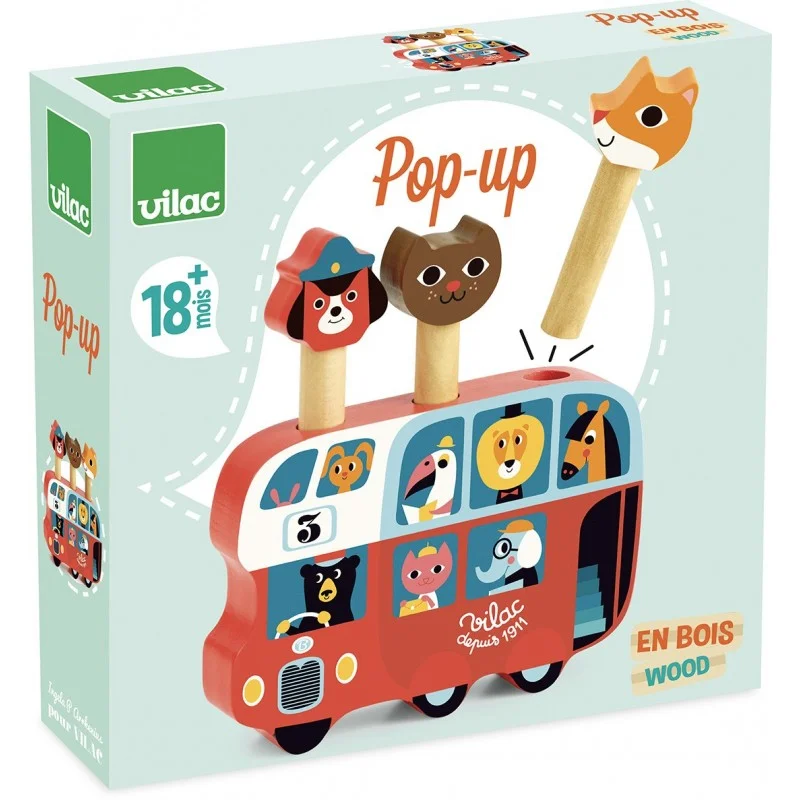 historically inspired wooden toys that teach history                   Vilac Arrhenius-Pop-up Bus
