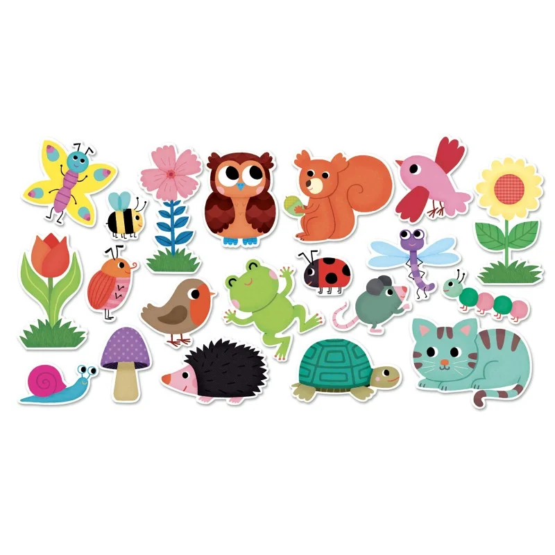 enchanting wooden toys that spark imagination                   Vilac 19 Garden Magnets