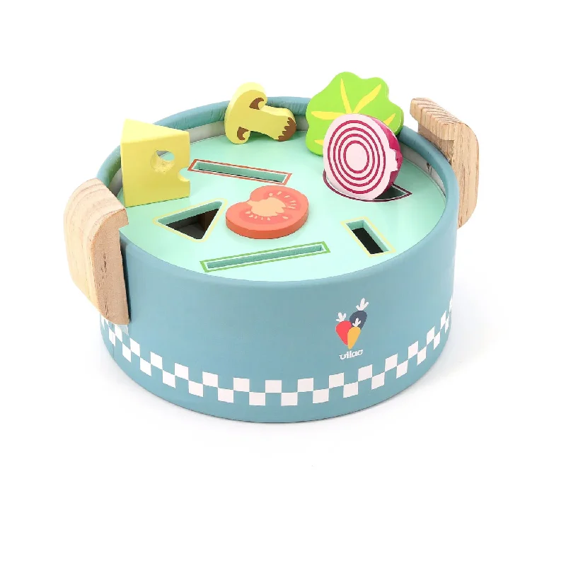 sustainably sourced wooden toys                   Vilac 8125 Early learning cooking pot