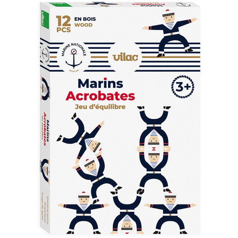 skillfully made wooden toys               Vilac 9306 Sailors Balancing game
