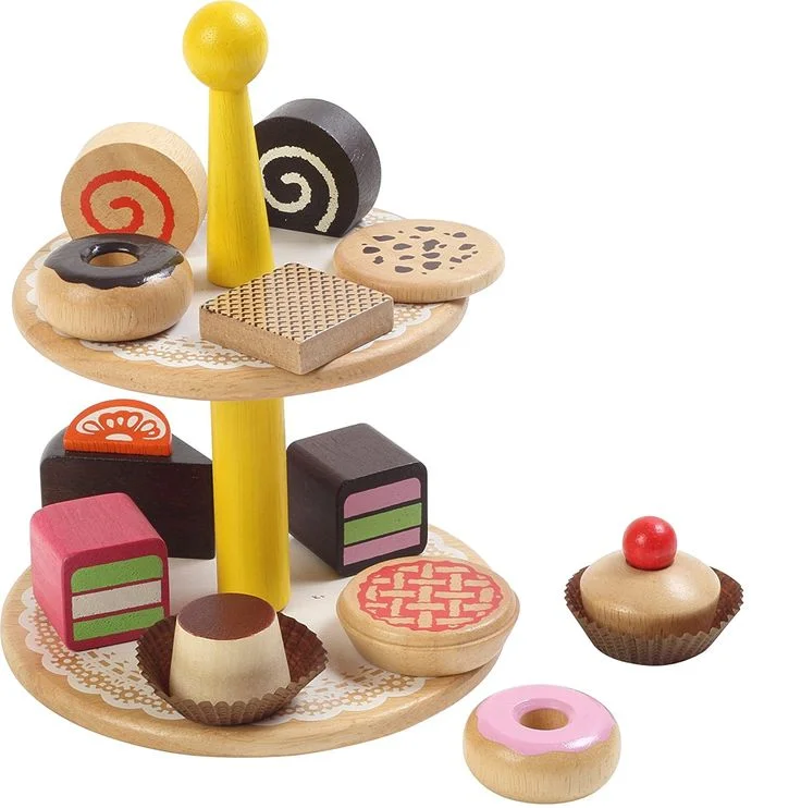 sturdy and safe wooden toys                 Voila 033E Pastries