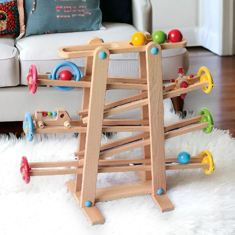 safe and non-toxic wooden toys that parents can trust Wooden Toy Ramp, Glider, Ball Drop, Car Track safe and non-toxic wooden toys that parents can trust Wooden Toy Ramp, Glider, Ball Drop, Car Track