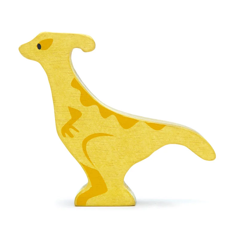 intricately carved wooden toys                   Wooden Dinosaur - Parasaurolophus