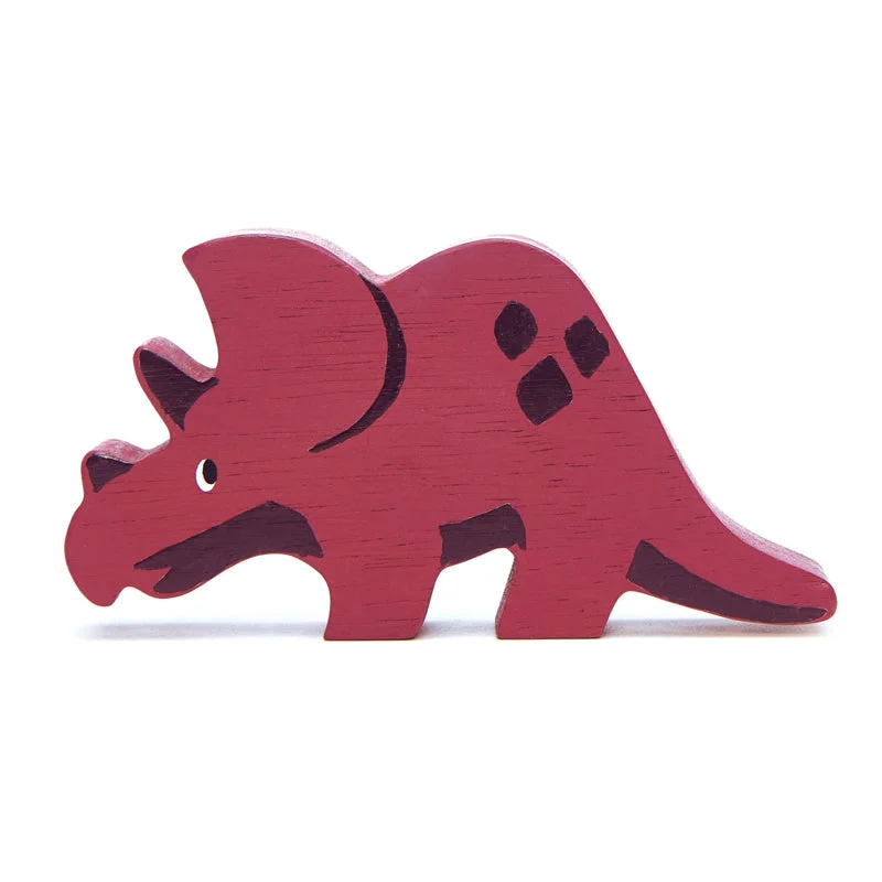 safe and appropriate wooden toys for young children                   Wooden Dinosaur - Triceratops