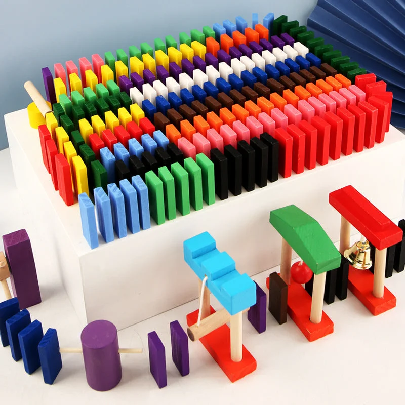durable wooden toys Colorful Wooden Domino Blocks Building Toy Kits - Educational Rainbow Games for Kids | Perfect Children's Gifts durable wooden toys Colorful Wooden Domino Blocks Building Toy Kits - Educational Rainbow Games for Kids | Perfect Children's Gifts