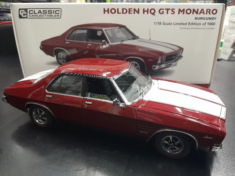 Realistic toy cars1/18 CC HQ HOLDEN MONARO GTS BURGUNDY