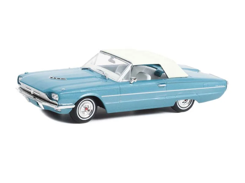 High-quality materials toys 1966 Ford Thunderbird Convertible (Top-Up) - Thelma & Louise Diecast 1:43 Scale Model - Greenlight 86619 High-quality materials toys 1966 Ford Thunderbird Convertible (Top-Up) - Thelma & Louise Diecast 1:43 Scale Model - Greenlight 86619