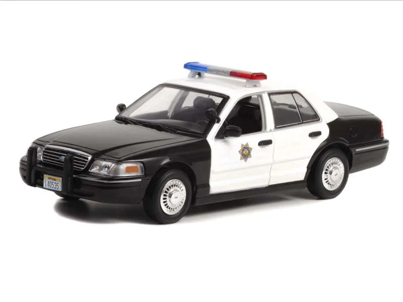 Realistic toy cars1998 Ford Crown Victoria Police Interceptor - Reno 911 Sheriff's Department (Hollywood) Series 16 Diecast 1:24 Scale Model - Greenlight 84162 Realistic toy cars1998 Ford Crown Victoria Police Interceptor - Reno 911 Sheriff's Department (Hollywood) Series 16 Diecast 1:24 Scale Model - Greenlight 84162