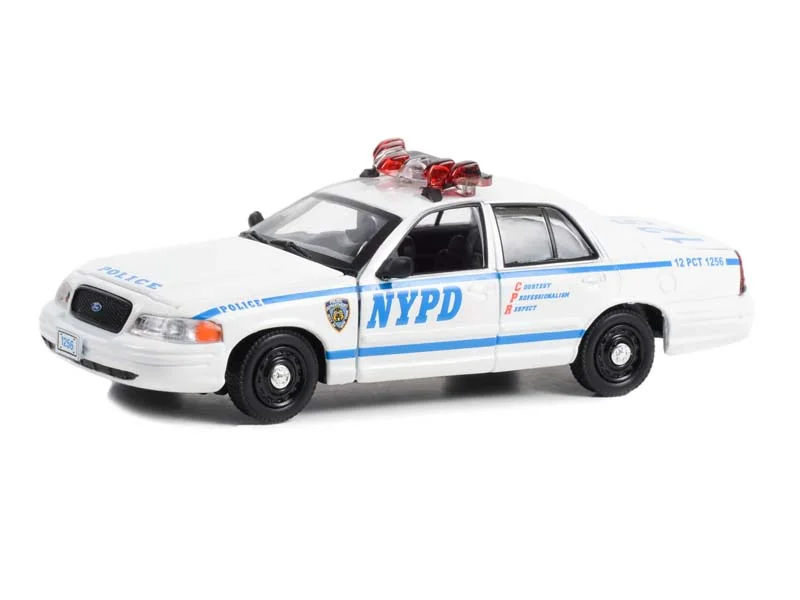 Fun toy cars2003 Ford Crown Victoria Police Interceptor New York City Police Dept (Quantico) Diecast 1:43 Scale Model - Greenlight 86633 Fun toy cars2003 Ford Crown Victoria Police Interceptor New York City Police Dept (Quantico) Diecast 1:43 Scale Model - Greenlight 86633