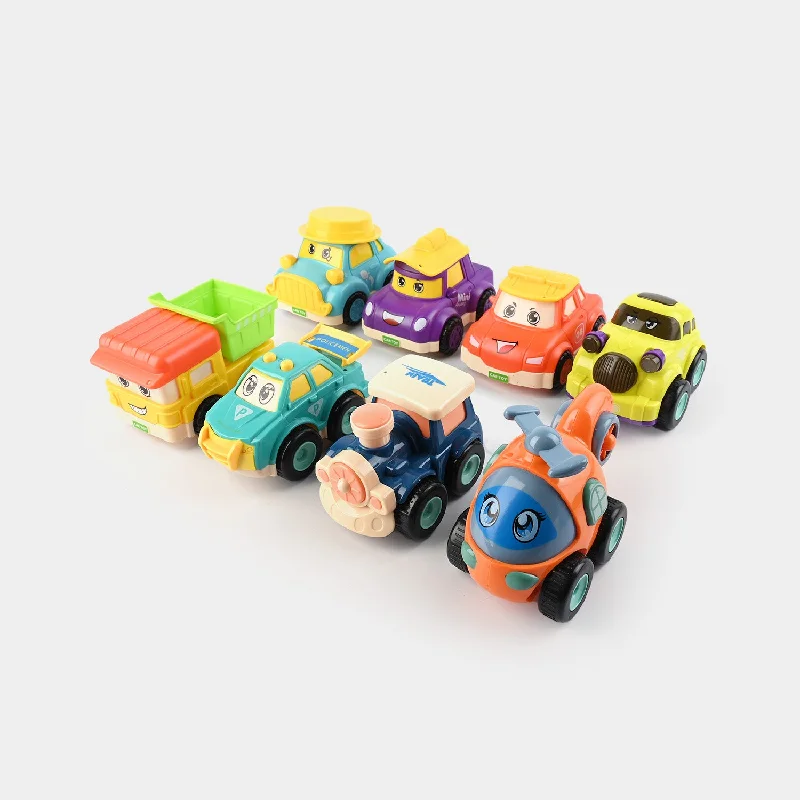 High-quality toy cars 8-Piece Adventure Car Set