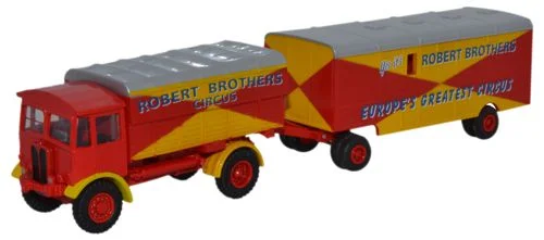 High-quality materials toys Oxford Diecast AEC Matador and Trailer Robert Brothers - 1:76 Scale High-quality materials toys Oxford Diecast AEC Matador and Trailer Robert Brothers - 1:76 Scale