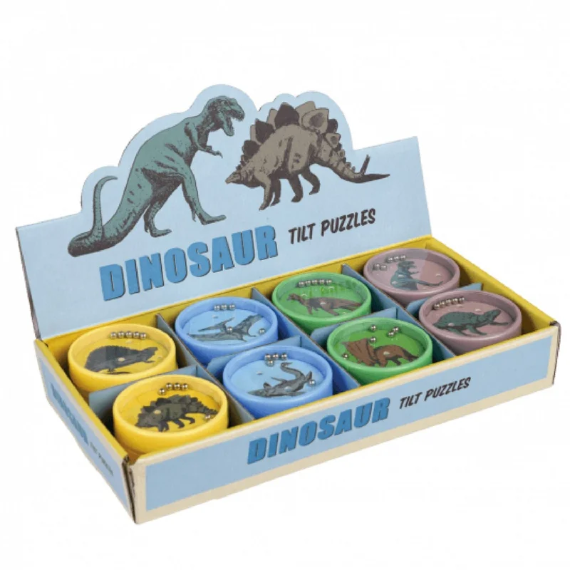 Age-appropriate puzzles Assorted Prehistoric Land Tilt Puzzles